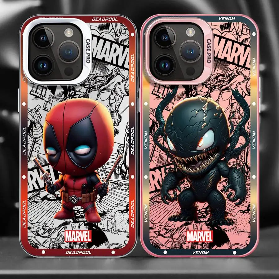 Marvel Deadpool Venom Back Phone Cover Case For iPhone
