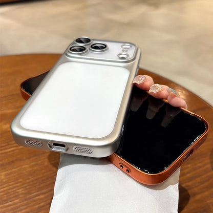 Fashion Matte Hard PC Plating Phone Case For iPhone