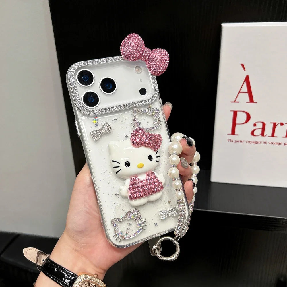 Hello Kitty Bling Glitter iPhone Case