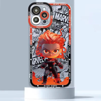 Marvel Spider Man Iron Man Captain America Hulk Case For iPhone
