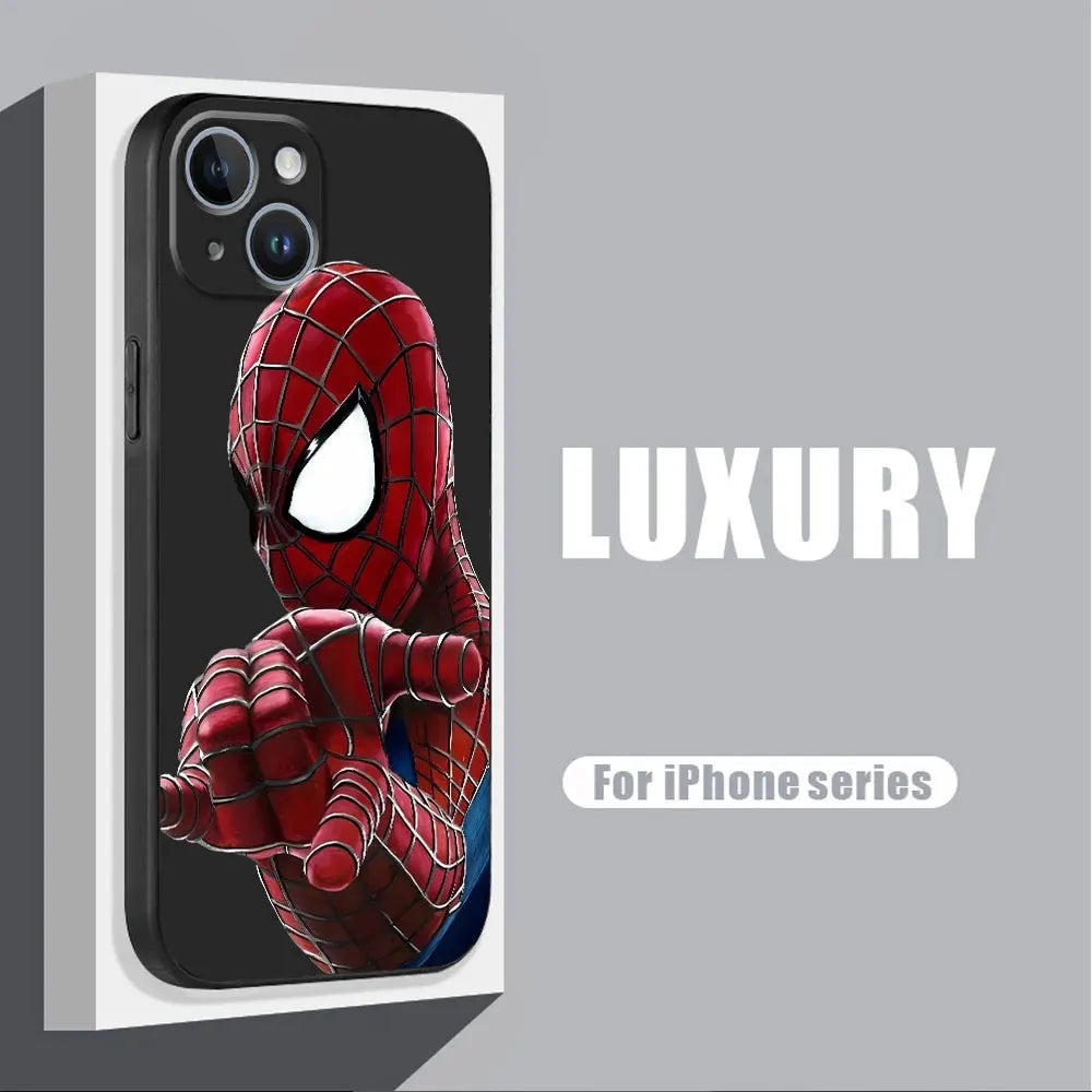 Marvel Venom Spider Man Cover Case For Apple iPhone