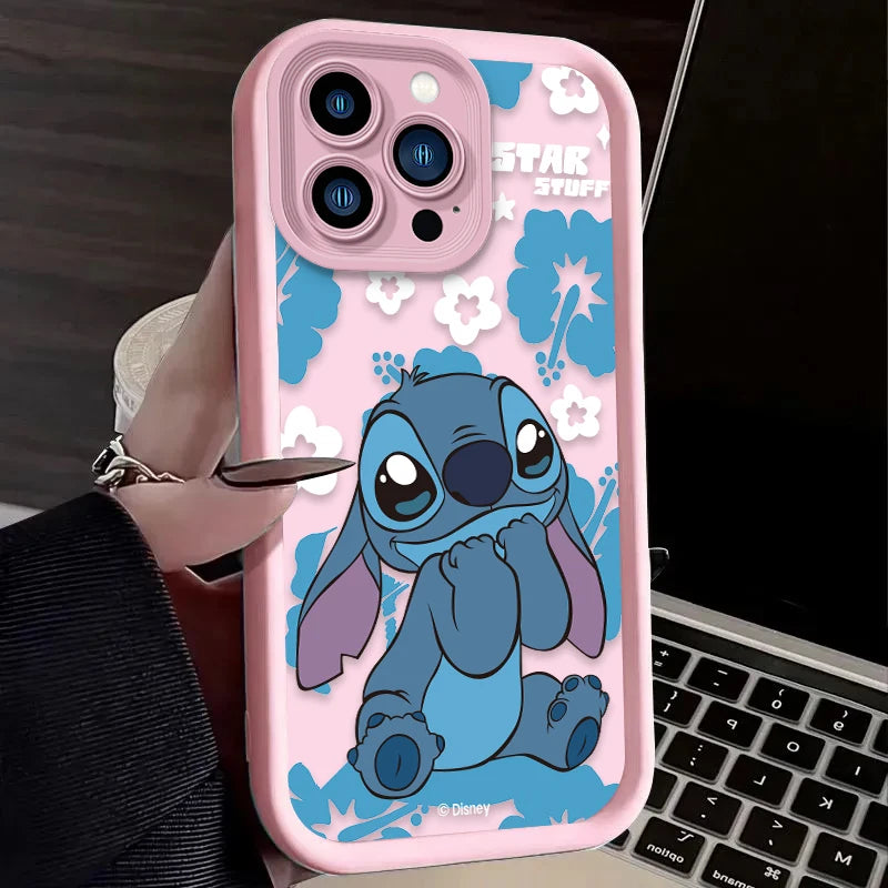 Cartoon Animation Stitch Phone Case For iPhone