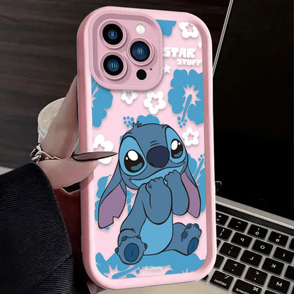 Cartoon Animation Stitch Phone Case For iPhone