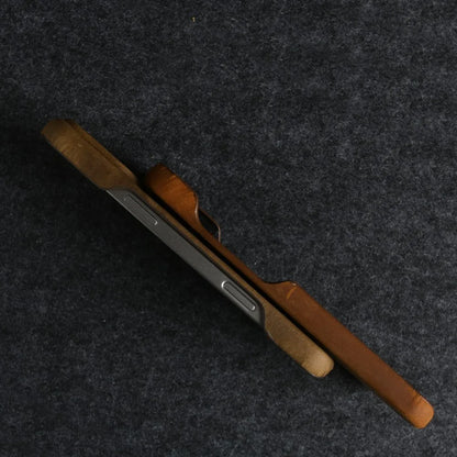 Classic Durable Crazy House Pattern Genuine Leather Phone Case For Iphone