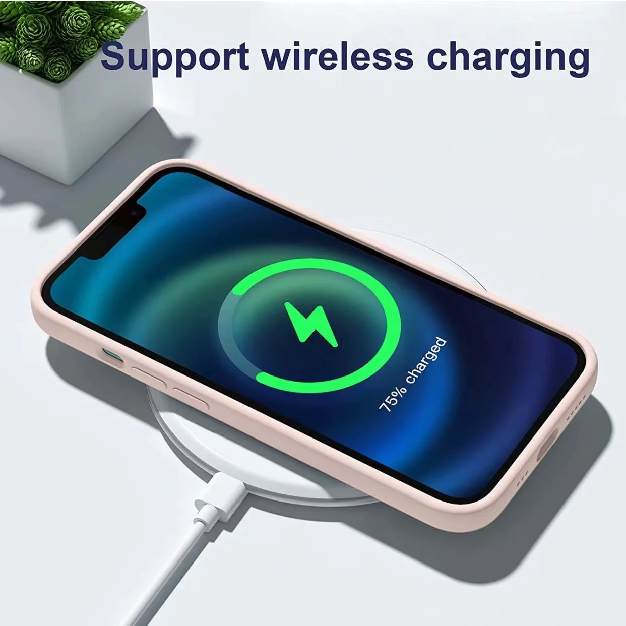 Premium Original Silicone iPhone Case With Logo