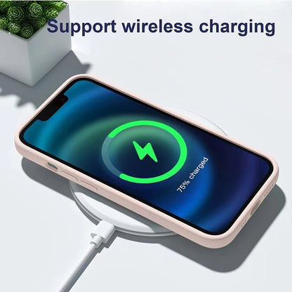 Premium Original Silicone iPhone Case With Logo