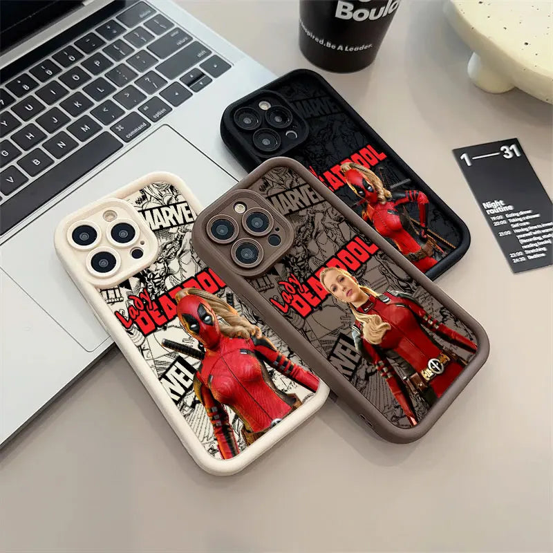 Ladypool Lady Deadpool Marvel Case For Apple iPhone