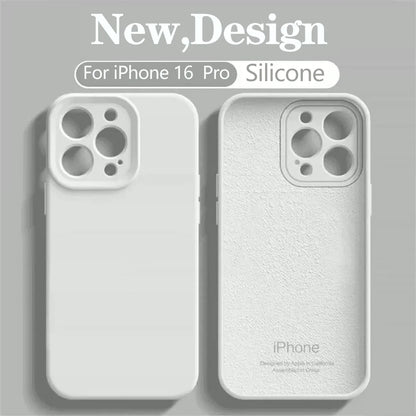 Liquid Silicone Phone Case For iPhone Cases For iPhone Camera Lens Protection Cover