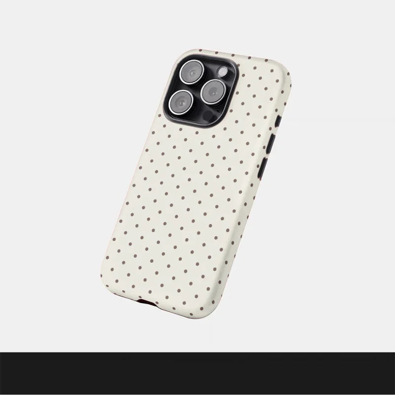 Classic white polka dots Phone Case suitable For iPhone
