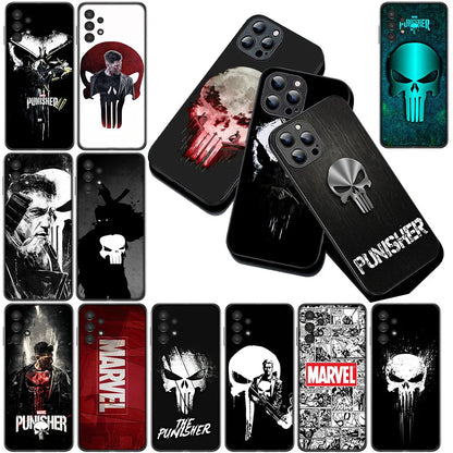 Cover For Apple iPhone The Punisher Marvel Skull
