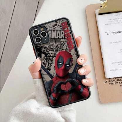 Marvel Comics Deadpool Matte Translucent Case For iPhone