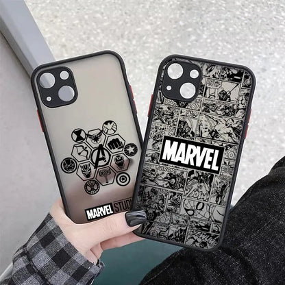 Marvel Comics The Avengers Matte Translucent Case For iPhone