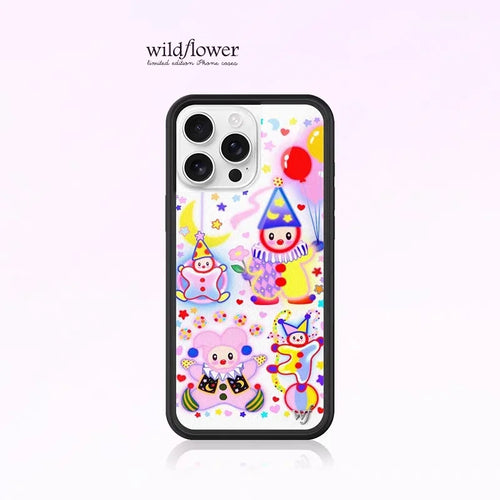 Wildflower Clown Around Cute Phone Case For iPhone