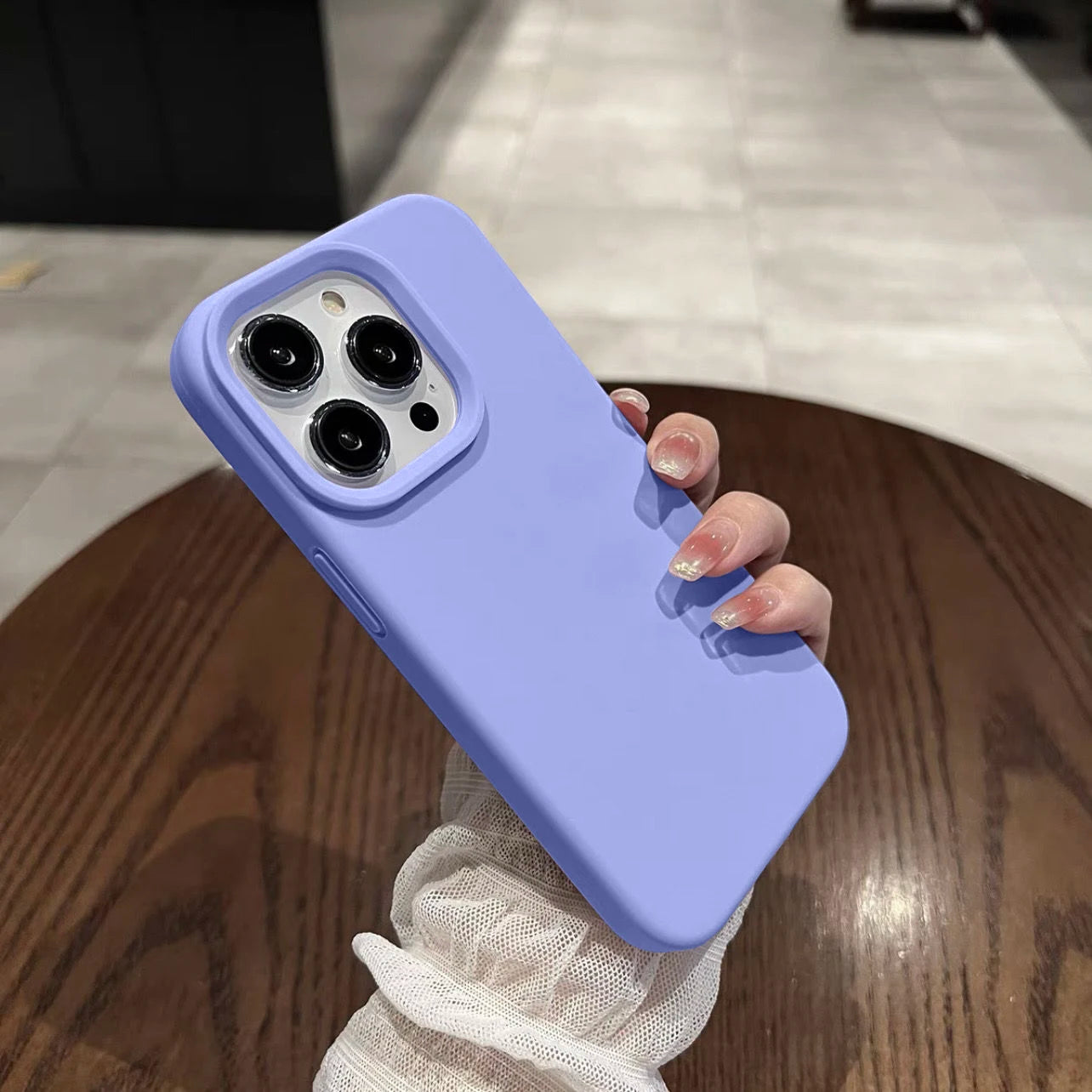 Luxury For Apple Original Silicone Phone Case For iPhone Shockproof Cover Accessories