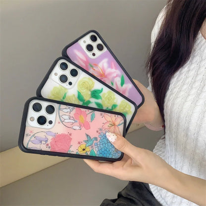 Wildflower Yellow Rose Sweet Lily Floral Phone Case For iPhone