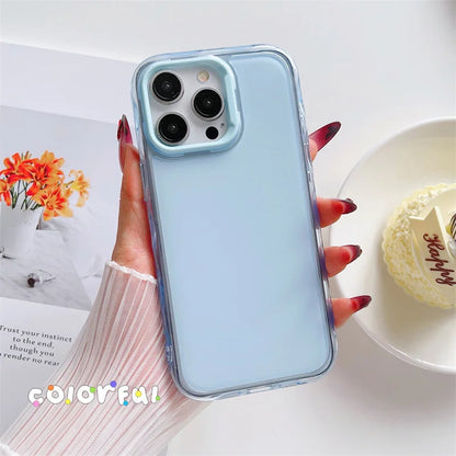 Candy Color Jelly Transparent Shockproof Phone Case