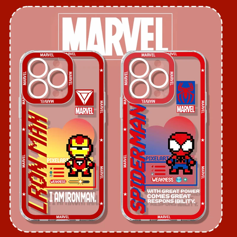 Marvel Venom Iron Spider Man Jigsa Silicone Phone Case For iPhone