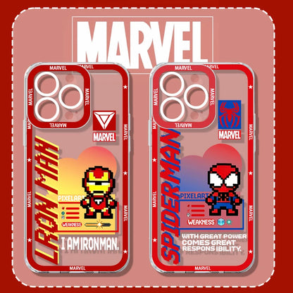 Marvel Venom Iron Spider Man Jigsa Silicone Phone Case For iPhone