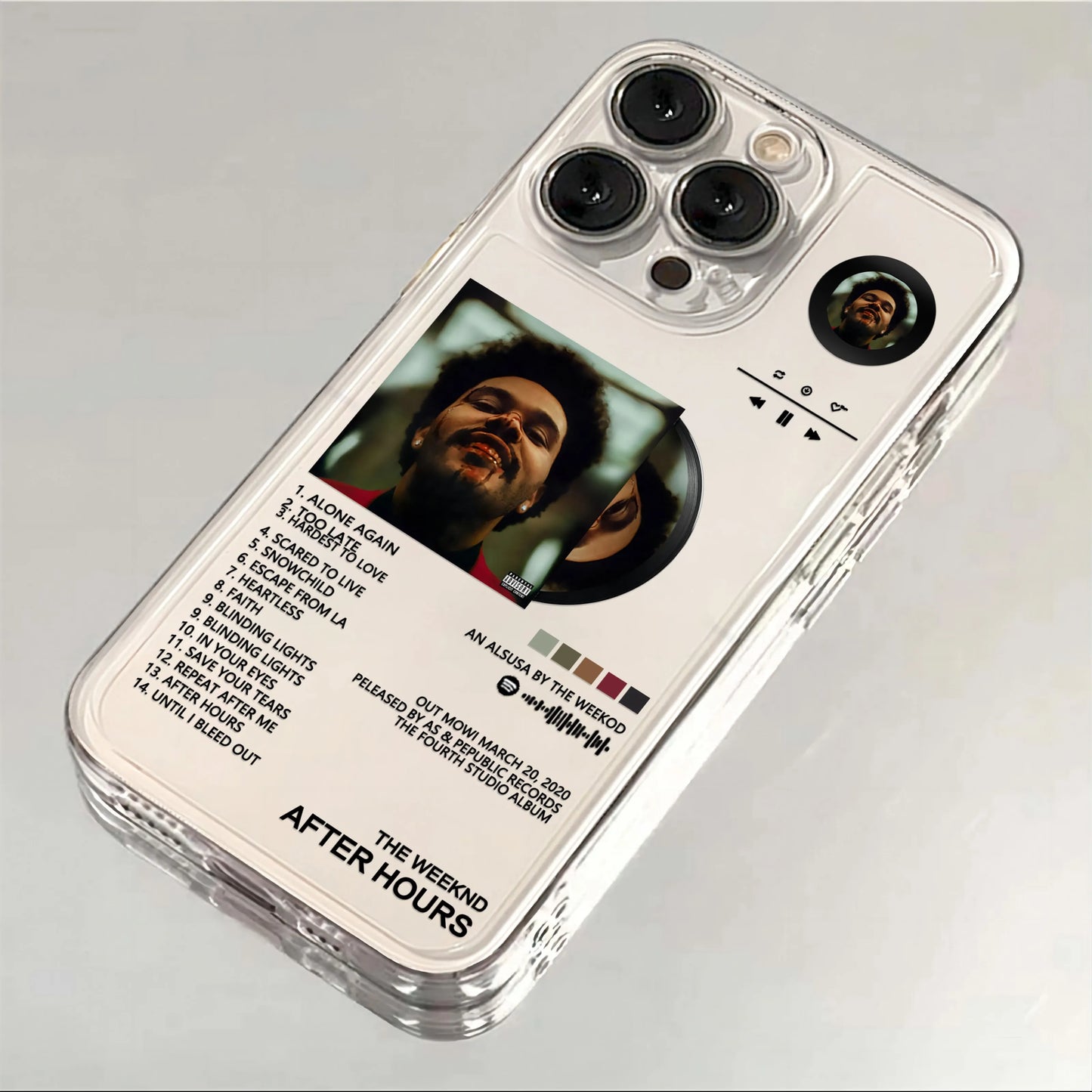 The Weeknd Minimalist Poster Album Phone Case For iPhone