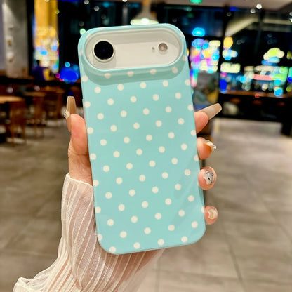 Korea Colorful Polka Dot Pattern Phone Case For iPhone Circular Wave Point Shockproof Bumper Cover