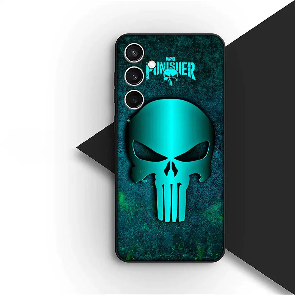 Cover For Apple iPhone The Punisher Marvel Skull