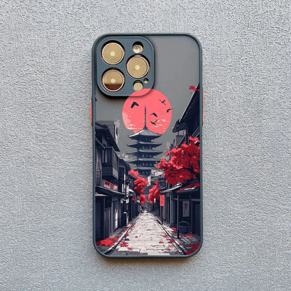 Japanese Mount Fuji Scenic Area Phone Case For iPhone