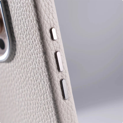 Luxury Business Lychee Texture Leather Shockproof Case For iPhone