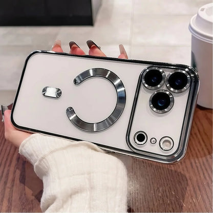 Luxury For Magsafe Magnetic Plating Phone Case For iPhone