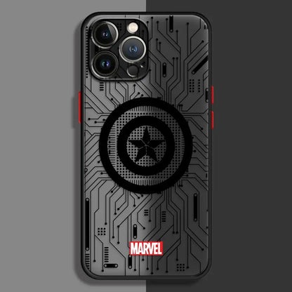 Case For iPhone Back Phone Cover Marvel Spider Man Logo