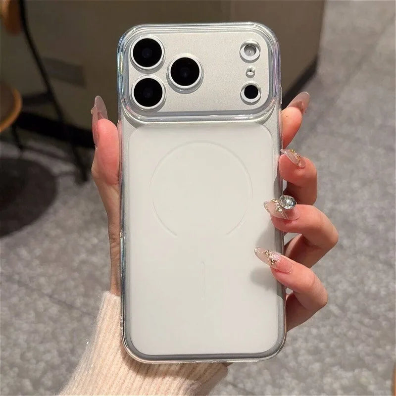 Luxury Ultra Slim Translucent Soft Silicone Phone Case For iPhone Lens Protection Matte Cover