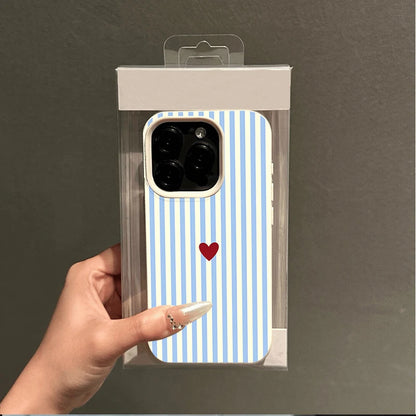 Cute Small Love Heart Pattern Fresh Phone Case For iPhone