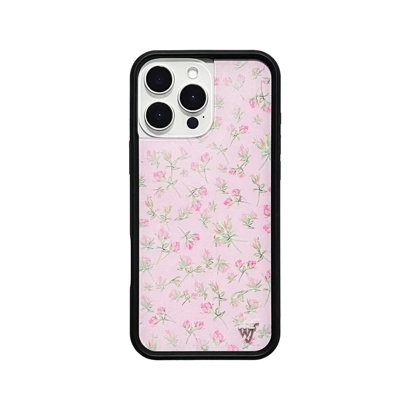 Wildflower Ins Cute Cartoon Phone Case For iPhone