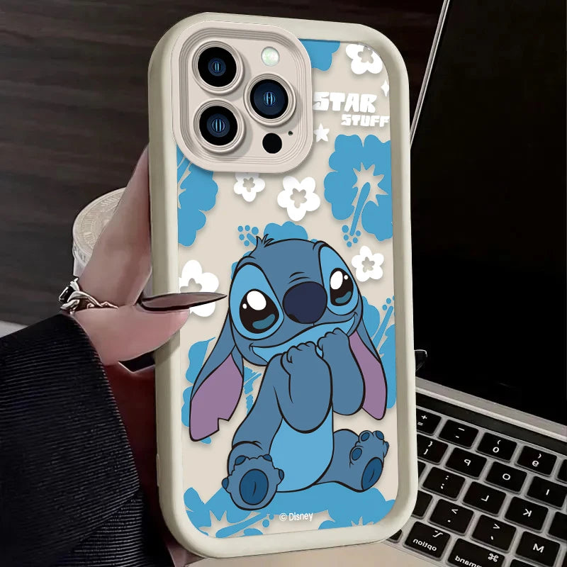 Cartoon Animation Stitch Phone Case For iPhone
