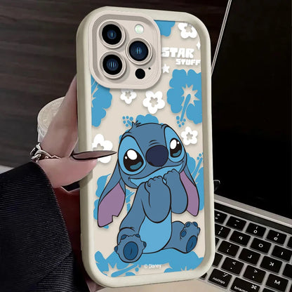 Cartoon Animation Stitch Phone Case For iPhone