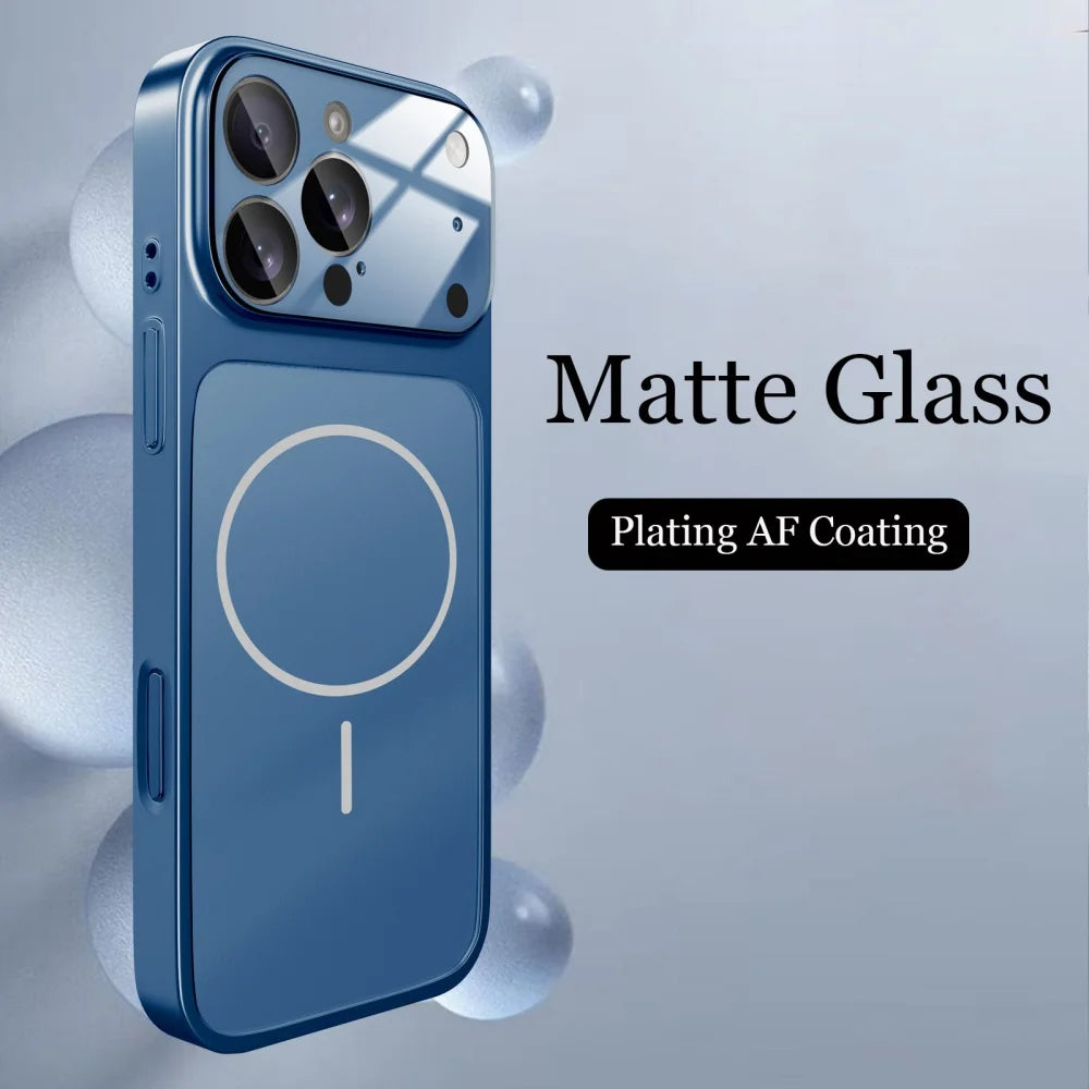 Nano Matte Glass MagSafe iPhone Case – Magnetic Armor Protection