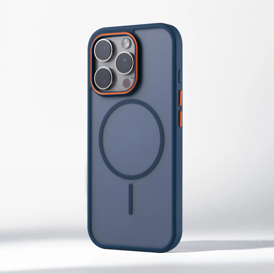 Luxury Matte Translucent MagSafe iPhone Case