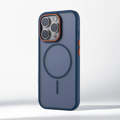 Luxury Matte Translucent MagSafe iPhone Case