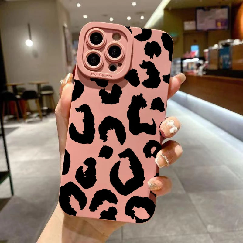 Leopard Design Camera Protective Case For iPhone