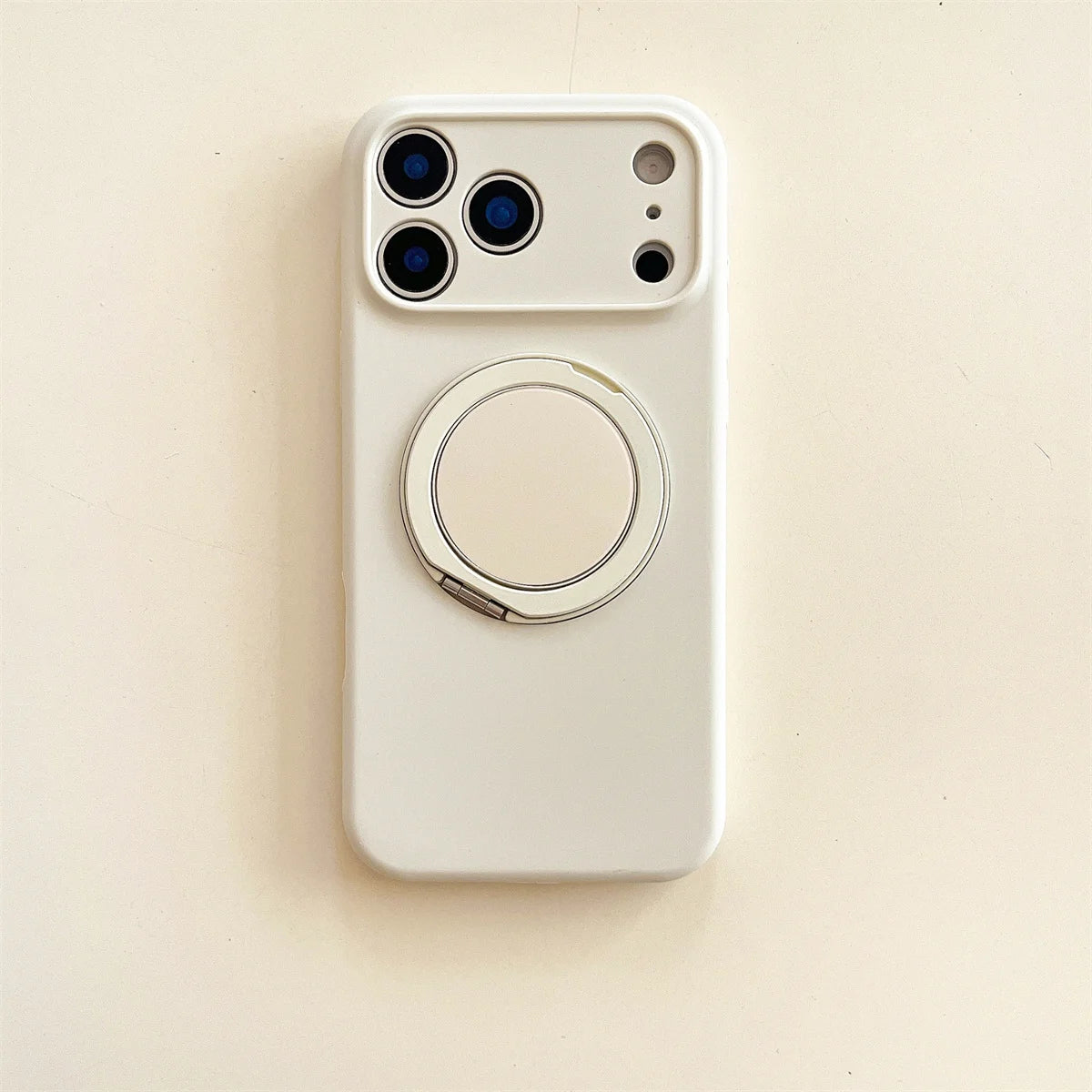 360 Rotate Bracket For Magsafe Magnetic Phone Case For iPhone Stand Silicone Soft Protective Cover