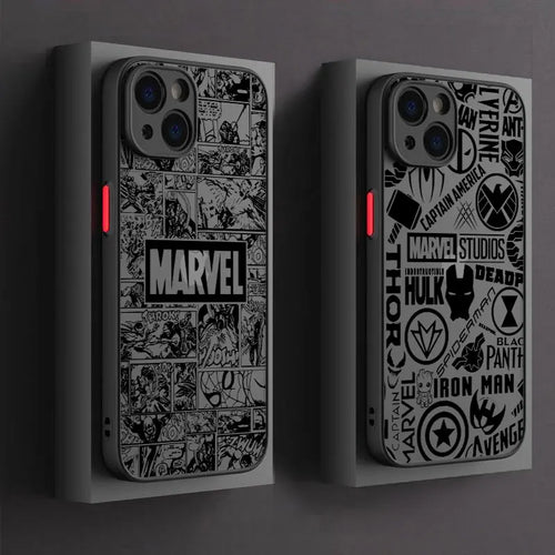 Phone Case For iPhone Marvel Super Hero Cool Comics Cover