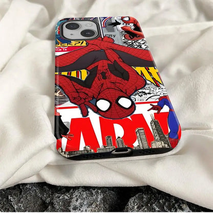 Marvel Spiderman Deadpool Soft Cover Capa Phone Case For Apple iPhone