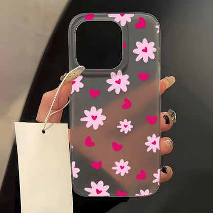 Oil Painting Flower Phone Case For iPhone