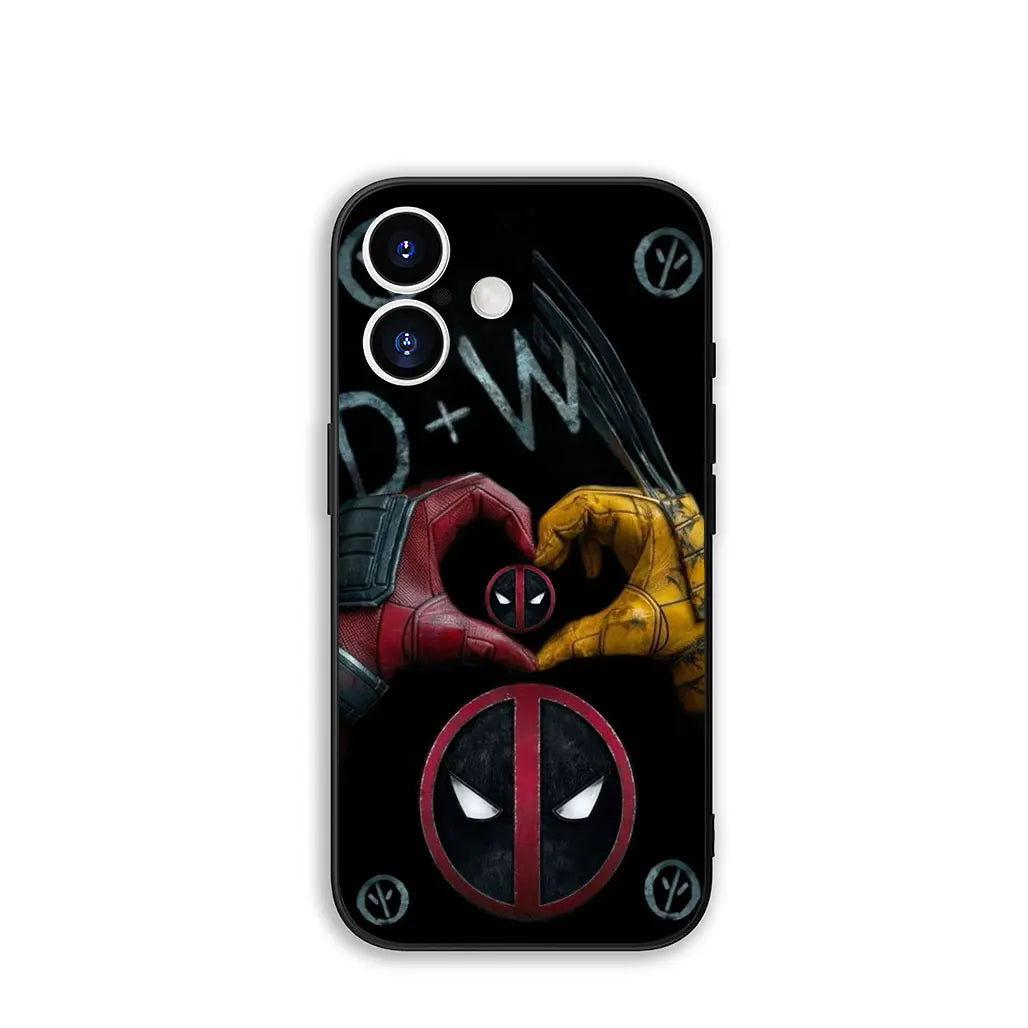 Marvel Comics Wolverine Deadpool Case For Apple iPhone