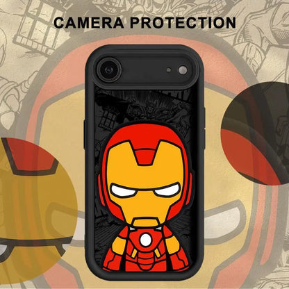 Marvel Cartoon Groot Iron Man Soft Cover Phone Case For iPhone