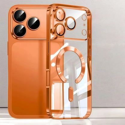 Soft TPU Clear Magnetic Case with Camera Protection For iPhone