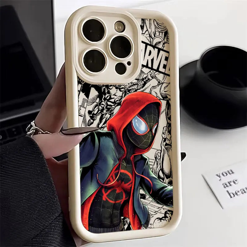 Spider Man Miles Morales Case For Apple iPhone