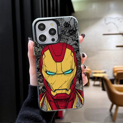 New Plating Phone Case For Marvel Hero Iron Man iPhone