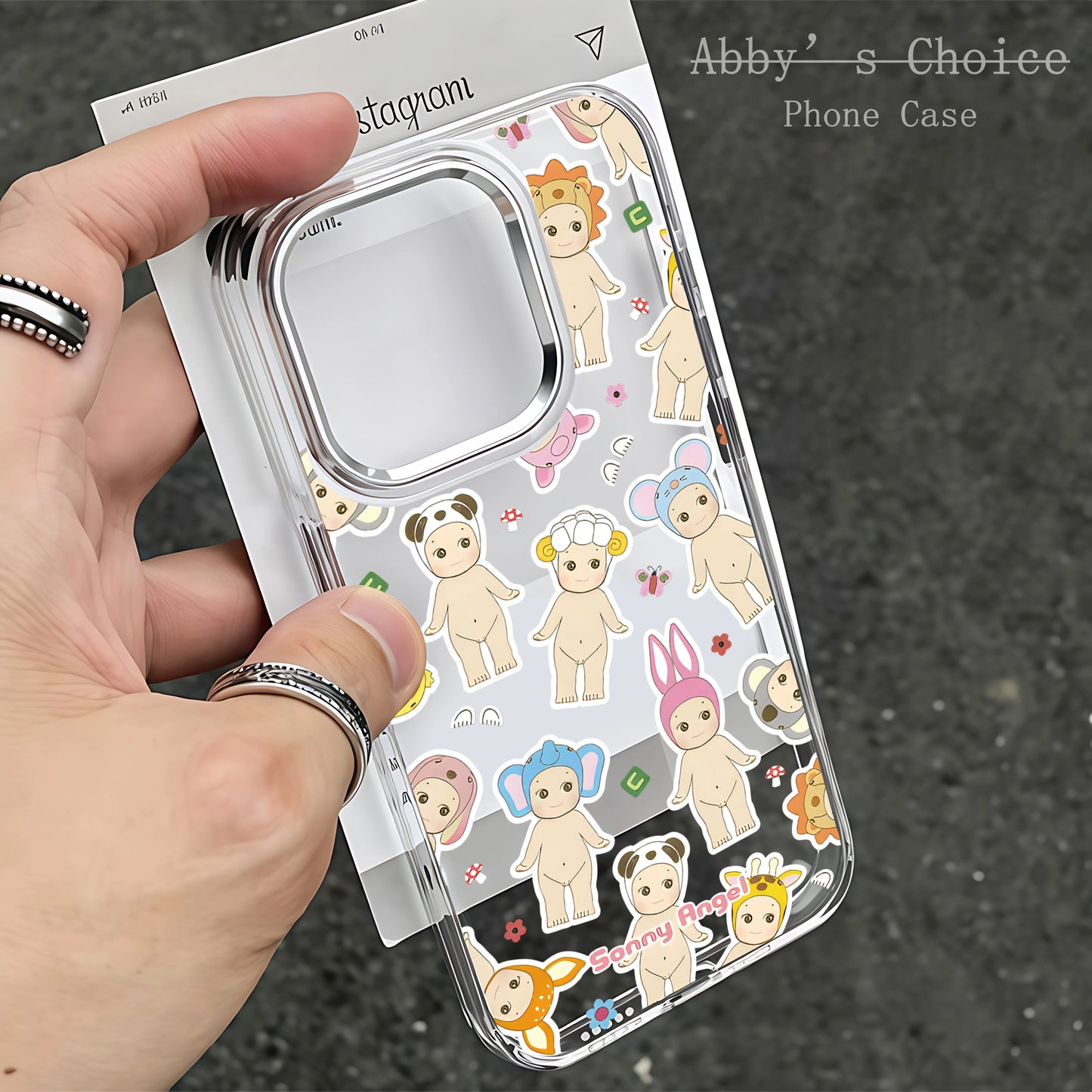 Cartoon Sony Angels Phone Case For iPhone Transparent Soft Cover