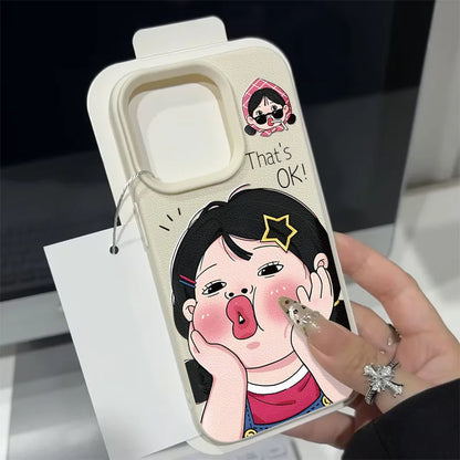 Funny Cute Fat Girl Compatible Phone Case
