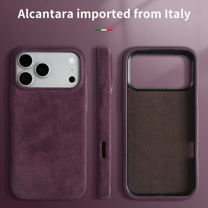 For Alcantara Premium Phone Case For iPhone Back Cover Case Shell